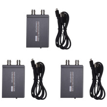 3X AHD/TVI/CVI/CVBS to -Compatible Converter Adapter HD 1080P/720P Video Converter Adapter for Converting Belt Ring