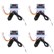 4X Digital Humidity Controller Hygrometer Humidity Control 0-99%Rh Hygrostat with Humidity Sensor AC220V