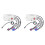 2X MQB Cluster 12V-14V Power Cable Test Platform for   Instrument Panel Startup Repair Light Test 1