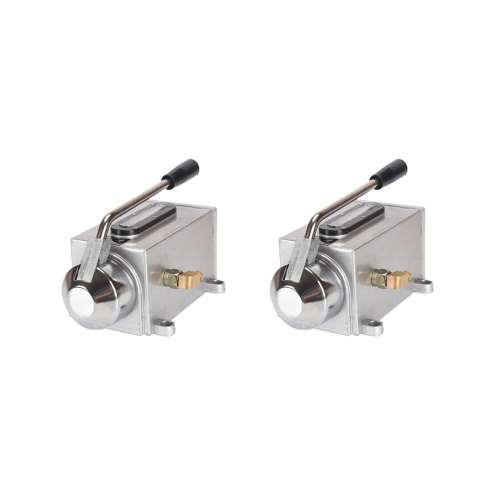 2X Manual Lubricating Oil Pump Hand Lubrication Oiler For Cutting Milling Machine 6031364943218