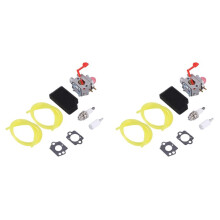 2X 545081855 Carburetor for Poulan Pro BVM200C P200C for GBV325 P325 Craftsman 25Cc Blower for Walbro WT-875A
