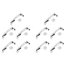 10X Exterior Door Handle with Keyhole for FX35 FX45 Murano Rogue 82646-CA000 80640-CA012 Front Left Side
