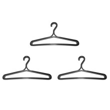 3X Scuba Diving Wetsuit Hanger Dry Suit Dive Folding Holding Coat Holder Diving Swimming Suit Wetsuit Hanger Black