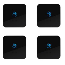 4X Infraröd Installation Kontaktlöst Infrarött Dörrlås No Touch Sensor Exit-Knapp IR Dörröppnare Dörrklocka A