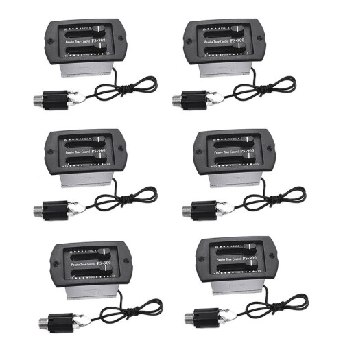 5Set PS-900 2 Band EQ Gitarr Preamp Passiv Volym Tonkontroll Piezo Pickup Equalizer