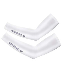 UV Protection Arm Sleeves with Elbow Pad, Breathable Ice Fabric Compression for Running, Cycling, Basketball