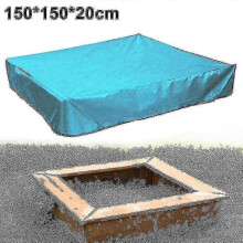 (Sky blue, 150x150x20cm) Sandpit Cover, Sandpit Tarpaulin, Tarpaulin Sandpit For Sandpit