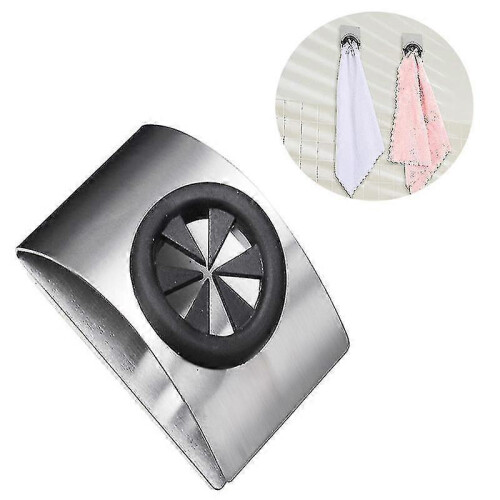 3 pcs Self Adhesive Towel Hook Holder Grabber Kitchen Dish Towel Mount - DD0