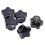 5pcs M8 Female Thread 32mm Star Head Clamping Nuts Knob Grip Handle - Pjun 1