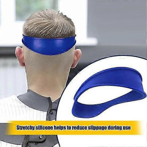 (blue) Hair Cutting Guide Non-sliding Time-saving Solid Colour Convenient Styling Tool Trimming Home Supply 1