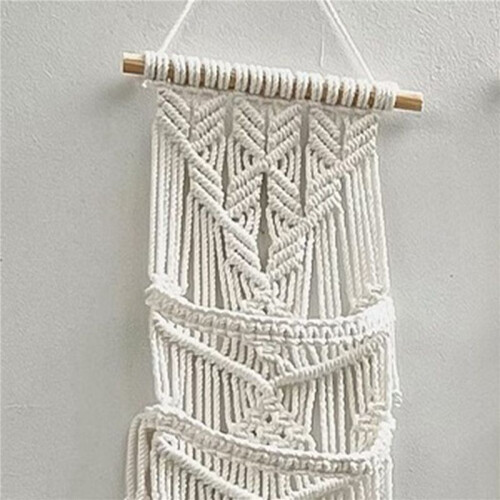 3X  Cap Hanger-Boho Macrame Cap Holder Wall Hat Organizer for Baseball Cap Holder over Door,Hat Rack B
