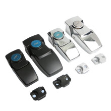 DK604 Zinc Alloy Hidden Cabinet Lock with Key, Flush Low‑Profile Industrial Latch for Electrical Box, 2PCS