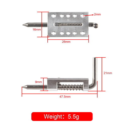 RC Model Airplane Latch Spring Loaded Quick Release Compact Design Secure Locking Durable Build 1