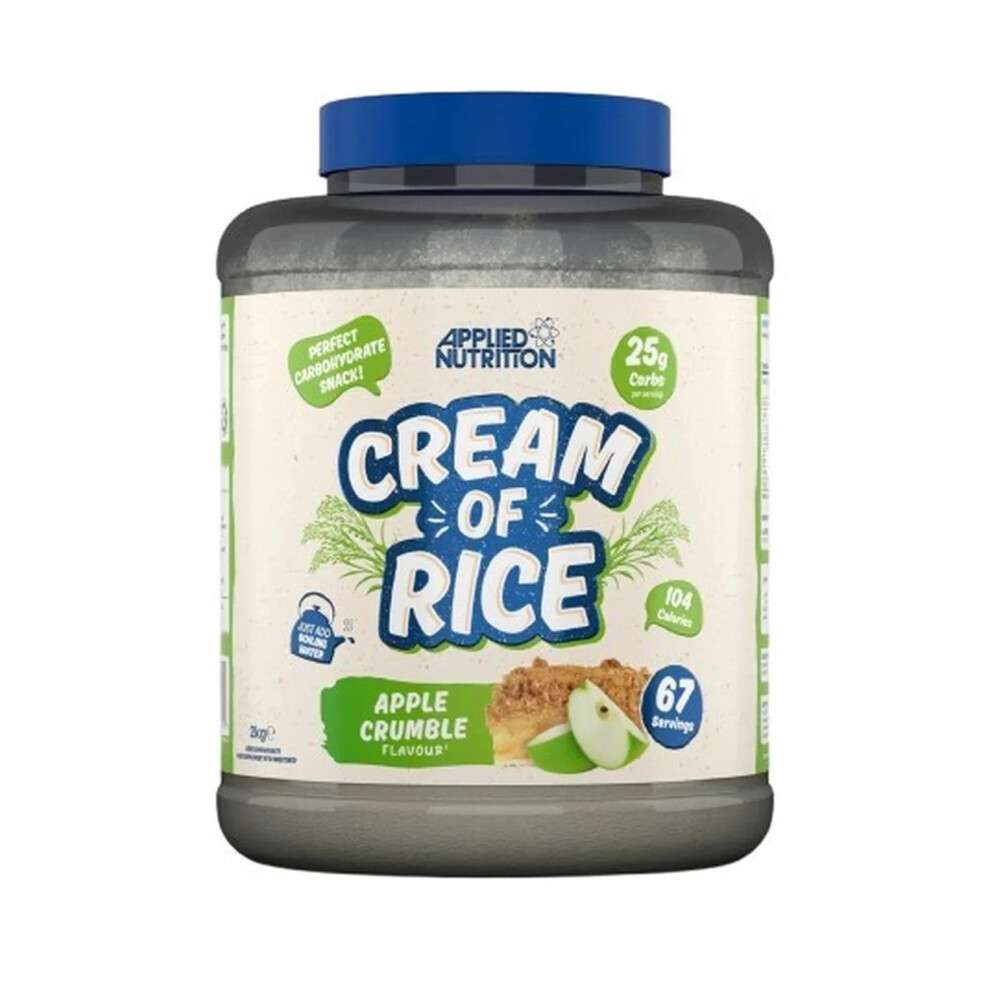 Applied Nutrition Cream of Rice - High Carbohydrate Cream of Rice Supplement, Source of Energy for Breakfast & Snacks, Easy to Digest, Low Sugar, Low Fat, Vegan, 2kg (Apple Crumble) - Image 5