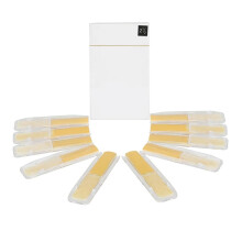 10pcs Tenor Saxophone Reeds Strength 2.5 Bb White Reed Set for Consistent Tone and Durable Practice