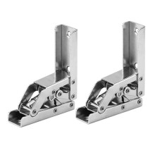 Stainless Steel Folding Hinges 2 Pack Heavy Duty Ball Bearing Self Locking 90180 for Table Legs