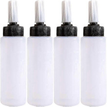 4Pcs Salon Hair Color Measuring Applicator Bottle Scale Hairdressing Hair Styling Tool