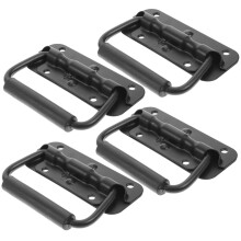 Spring Loaded Stainless Steel Surface Mount Handle with Ergonomic Grip for Tool Box and Attic Door