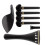 Handmade Ebony Violin Tailpiece and Chin Rest Kit 4/4 Set with Precise Tuning Control 1