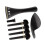 Handmade Ebony Violin Tailpiece and Chin Rest Kit 4/4 Set with Precise Tuning Control 5