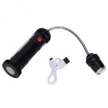 Rechargeable Magnetic LED Work Light with 360 Rotation Head, Dual Light Sources, USB Fast Charging