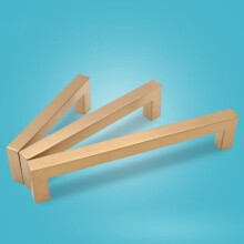 Brushed Gold Cabinet Handles 288mm Stainless Steel Drawer Pulls for Modern Kitchen Furniture