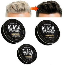 1-3pcs East Moon Men's Black Hair Soap for Grey Hair Cover 2025