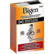 Bigen Powder Hair Colour #59 Oriental Black - Long-Lasting & Vibrant Shade