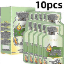 (Coffee color) 10pcs Natural Plant Hair Dye Bubble - Botanical Grey Coverage & Conditioning