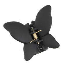 Black Butterfly Hair Clip - Perfect for Thin to Medium Hair