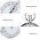 Premium Mechanical Stopwatch Silver Metal Physics Teaching Tool 5