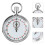 Premium Mechanical Stopwatch Silver Metal Physics Teaching Tool 7