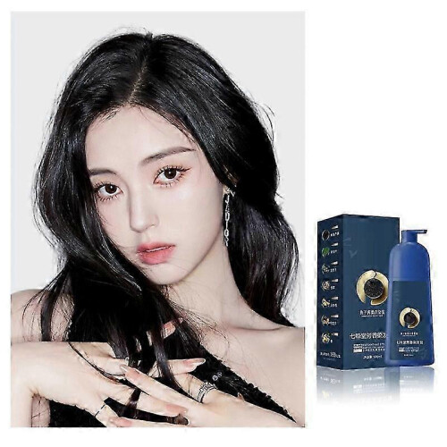 (A) Qiweitang Caviar Protein Hair Dye - Gentle Grey Coverage, 500ml Bottle 1