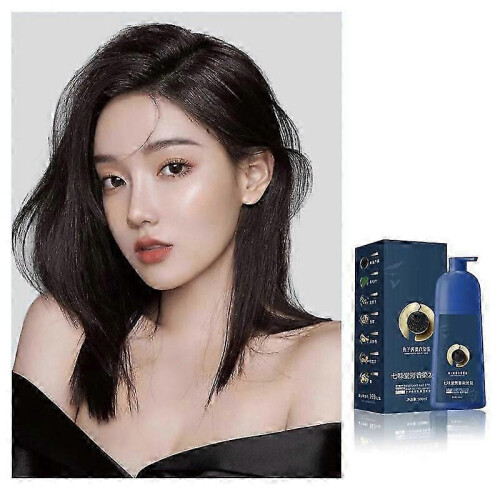 (D) Qiweitang Caviar Protein Hair Dye - Gentle Grey Coverage, 500ml Bottle 1