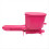 2-in-1 Hair Dye Roller Comb Pink 1