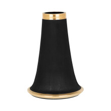 Professional B Flat Clarinet Bell Replacement Bakelite Accessory Black Durable Part with Uniform Finish