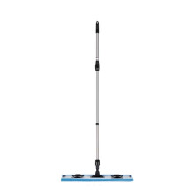 60cm Flat Floor Mop with Aluminum Alloy Handle, Cotton Head,  Water Absorption, Cleans Corners and Stairs