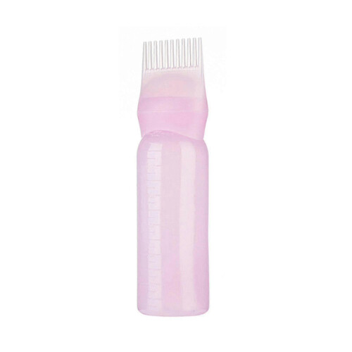 (Pink) Hair Dye Bottle Applicator Comb Applicator Bottles Root Comb Applicator Bottle 2025