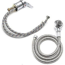 Set of mixer taps and hair sprayer for hair salon