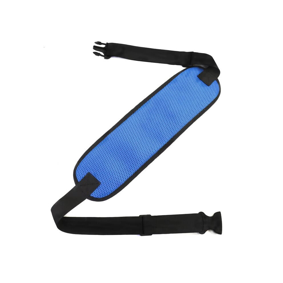 Adjustable Wheelchair Seat Belt with Quick Release Buckle, Breathable Padded Safety Strap for Elderly