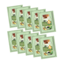 Bubble Hair Dye Shampoo for Long-Lasting Colour and Gray Coverage, 10-Pack UK Natural