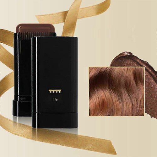 (Coffee) Comb Applicator Hair Dye - Waterproof Black Colour for Grey Coverage