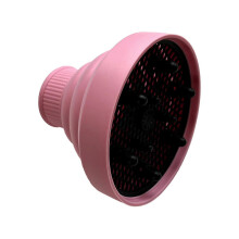 (Light Pink) Universal Silicone Hair Diffuser Cover -Temperature Resistant Hair Dryer Nozzle for Hair Salon Home to Use