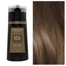 (Light Brown) 200ml Healthy Plant Hair Dye Long Lasting Moisturizing Hair Dye for Female Male Hair Dye