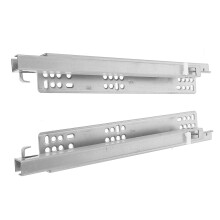 2pcs Heavy Duty Soft Close Bottom Mount Drawer Slides for Kitchen Cabinets Smooth Silent Durable Design