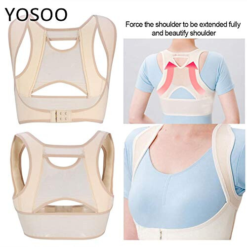 Posture Corrector Back Support Brace for Women Adjustable Shoulder Alignment Breathable Belt