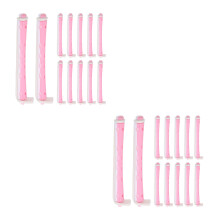 48Pièces Bigoudis Pour Permanente Rose, Kit Coiffage Boucles Délicates
