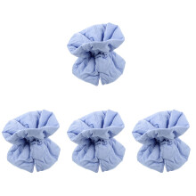 4Pcs Adjustable Sky-Blue Cat Recovery Collars Soft Breathable Cat Cone