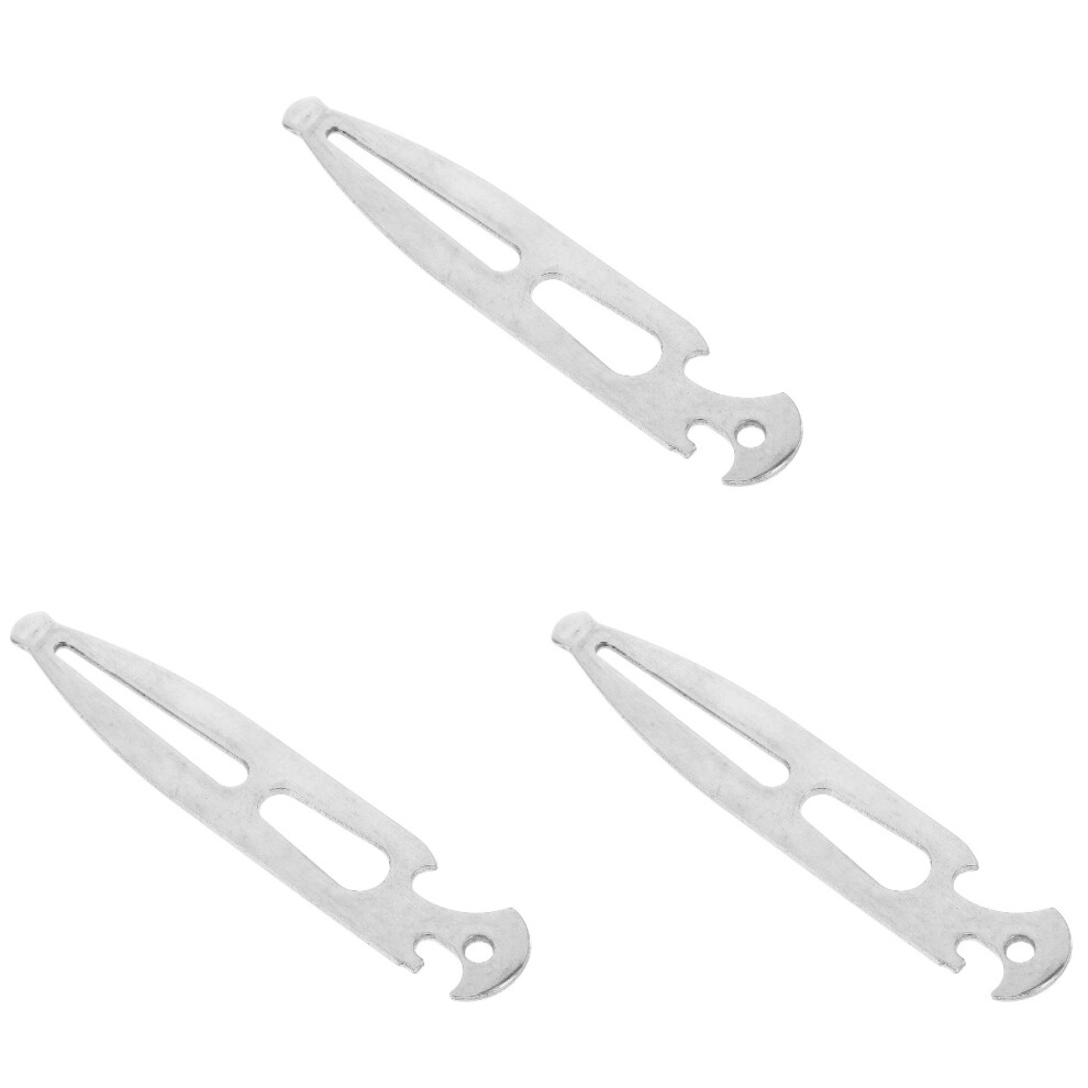 3Pcs Portable Aluminum Boat Wrench Bottle Opener Multi-Use Silver Tool 3751012591921