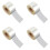2000Pièces Étiquettes Transparentes PVC Protecteurs Imperméables 5